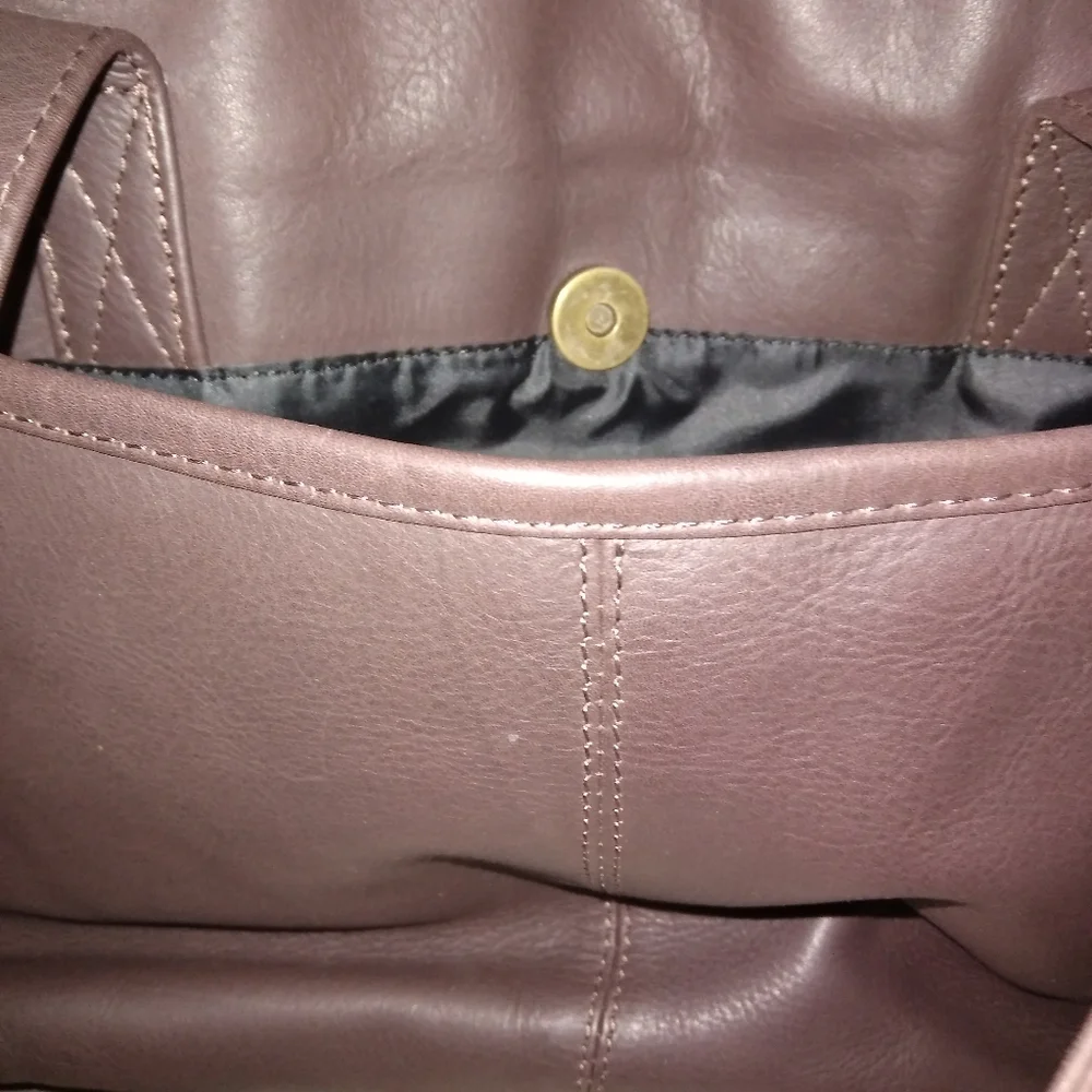 Essa Bread & Butter Leather Work Bag Unisex Brown